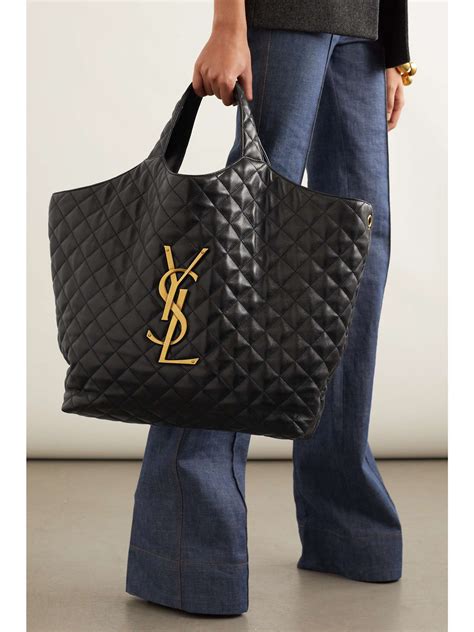 quilted ysl tote bag|YSL tote bag price.